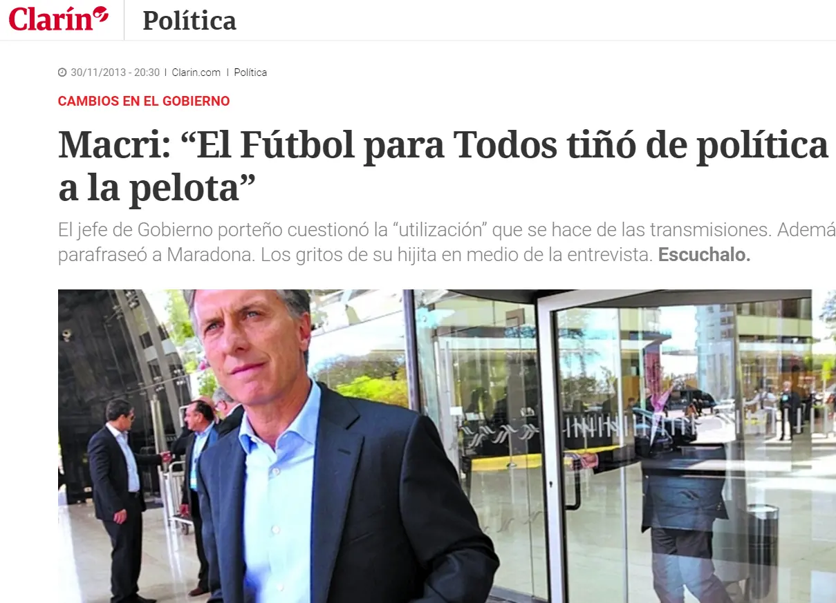 Otra mentira del Macrismo