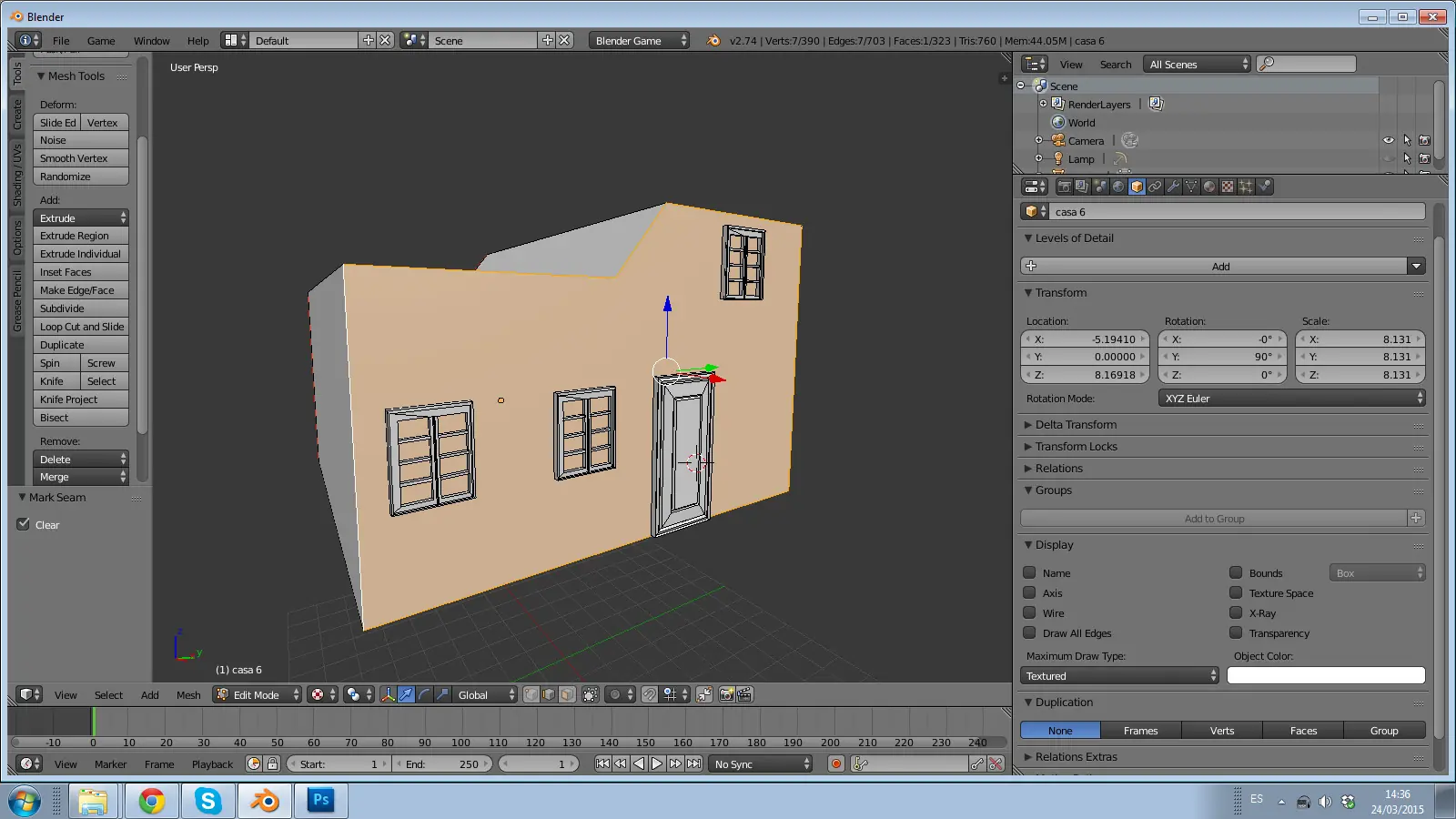 Paso a Paso como crear una casa o edificio con Blender