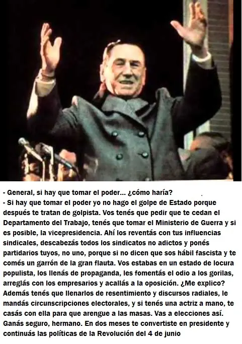 Perón te cuenta cómo tomar el poder
