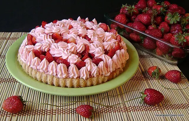 Postre de frutillas súper rapido