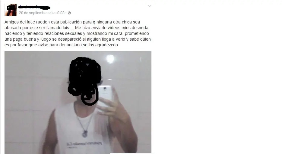 Encontre una prepago en facebook y te lo muestro