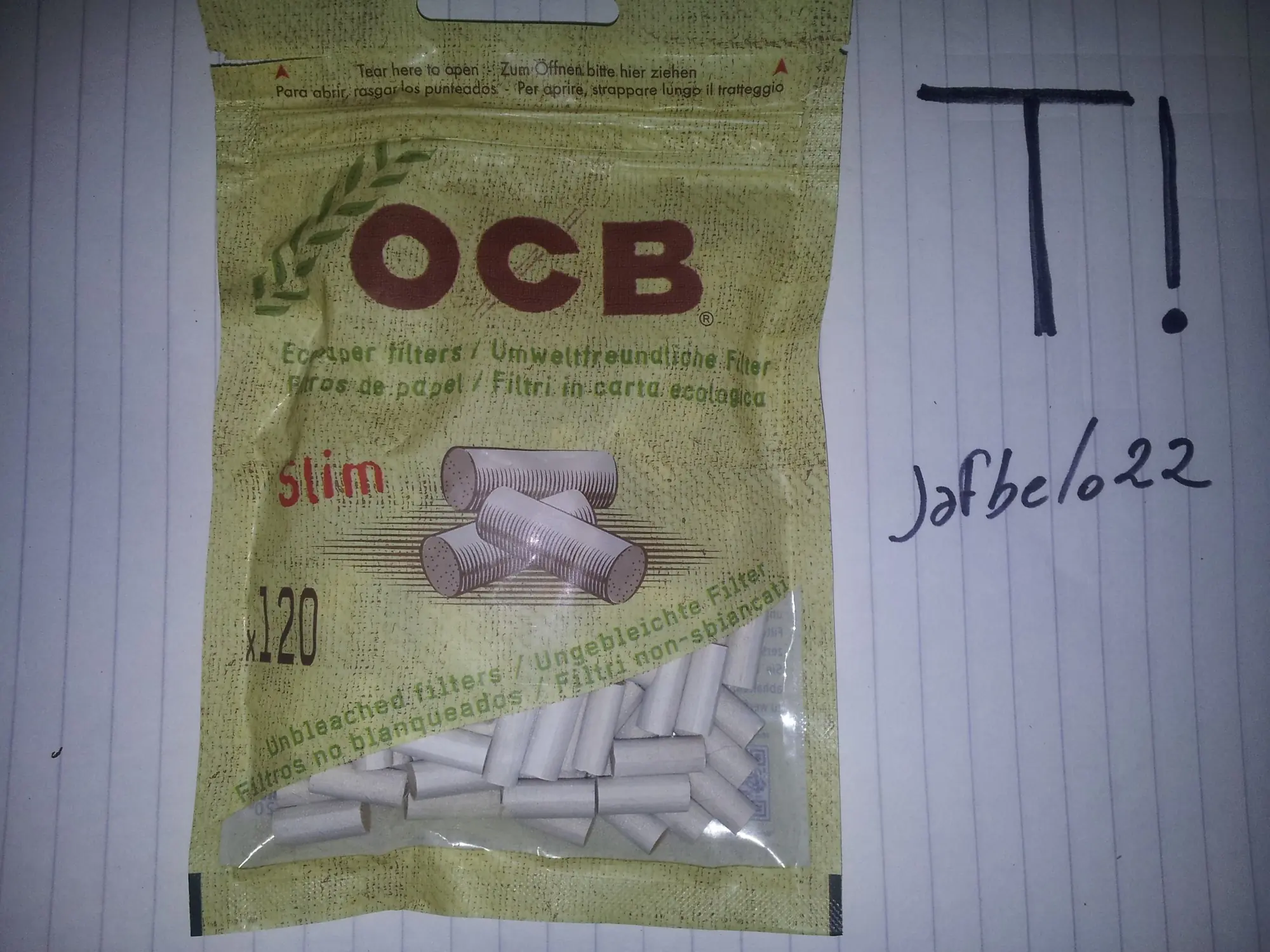 Cambiando al tabaco sin aditivos