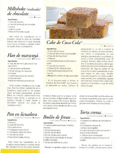 postres y dulces