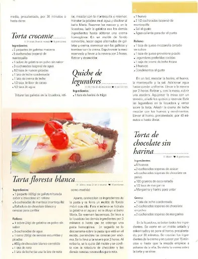 Revista Recetas de Licuadora =Tortas, Postres, Budines, etc=