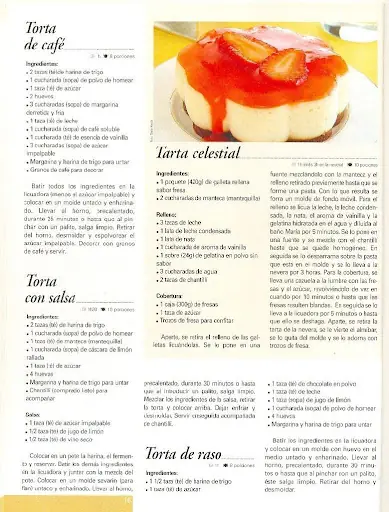 postres y dulces
