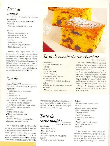 postres y dulces