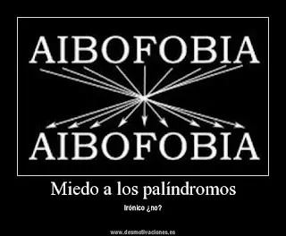 Palíndromos: se leen igual de derecha o de izquierda...