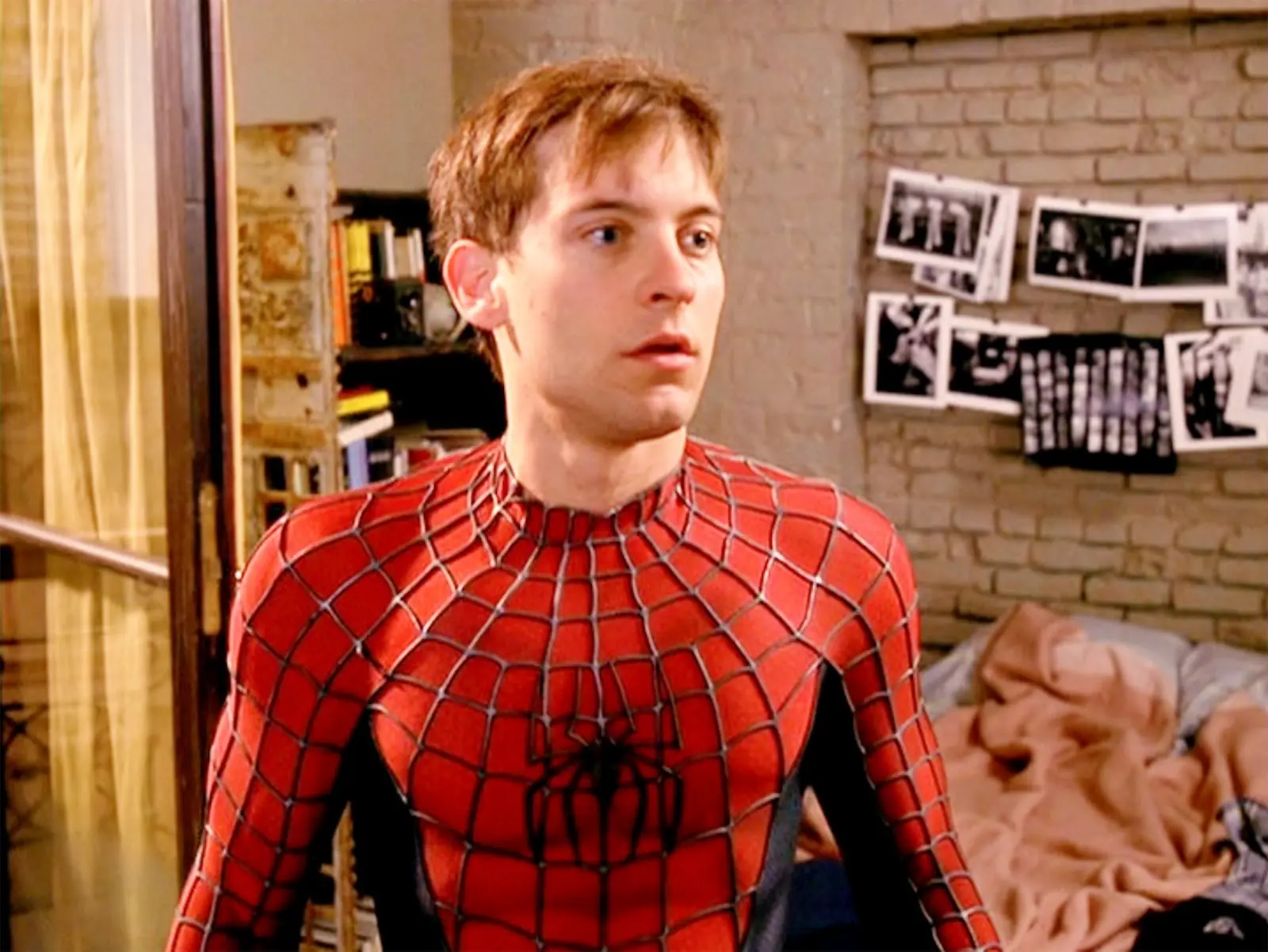 La icónica escena d SpiderMan se hizo sin efectos especiales