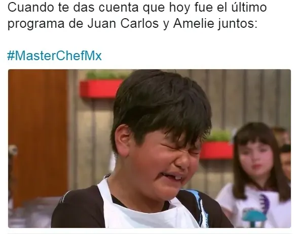 Amelie dice adiós al masterchef (Memes)