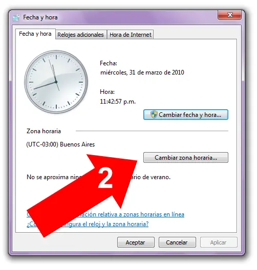 hora de pc se cambia sola