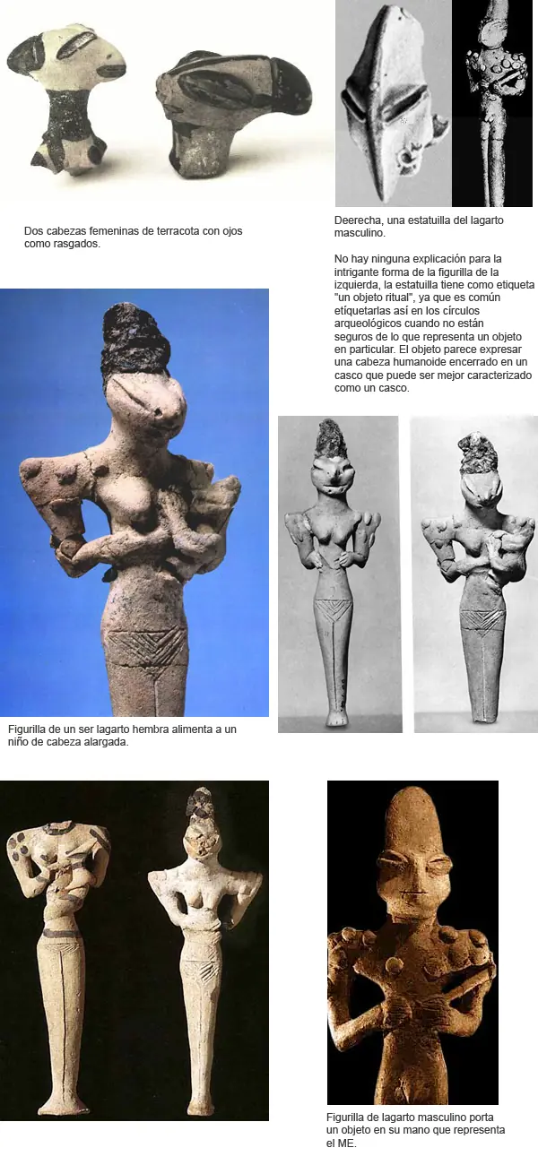 Dioses reptiles que confirman la llegada de seres superiores