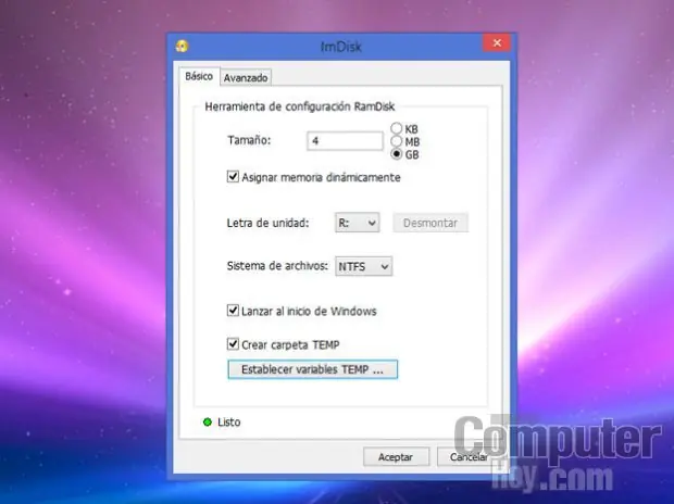 creando un RAMDisk creando un RAMDisk