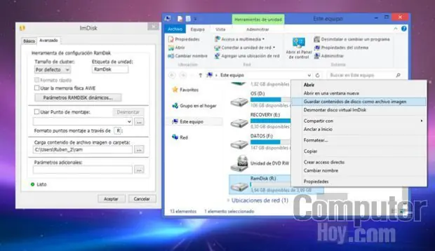 Mejora el rendimiento de tu PC creando un RAMDisk Mejora el rendimiento de tu PC creando un RAMDisk