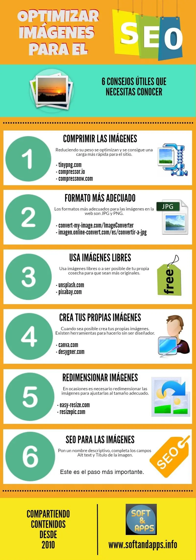 Optimizar imágenes para SEO siguiendo 6 útiles consejos