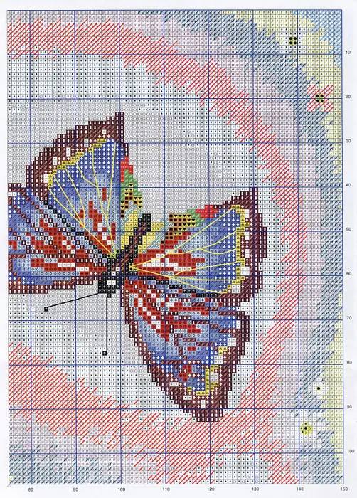 Mariposas en punto de cruz /hama beads