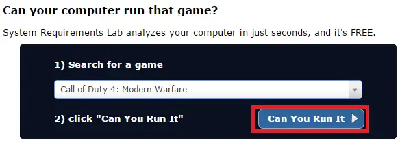 como saber si te anda un juego