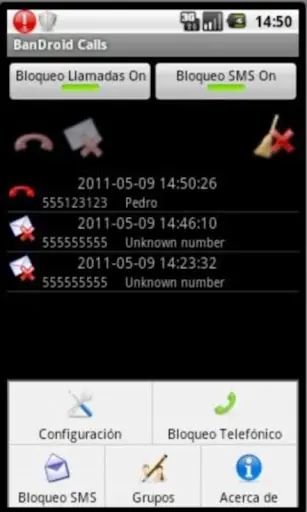 Bloquea y Admite a los Molestos en Android en llamadas o SMS