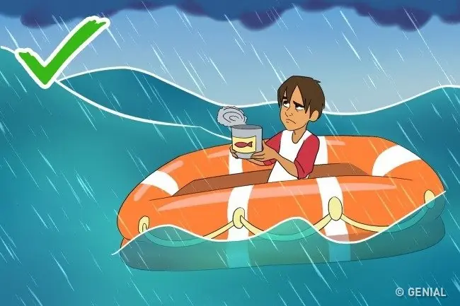 Cómo sobrevivir en mar abierto