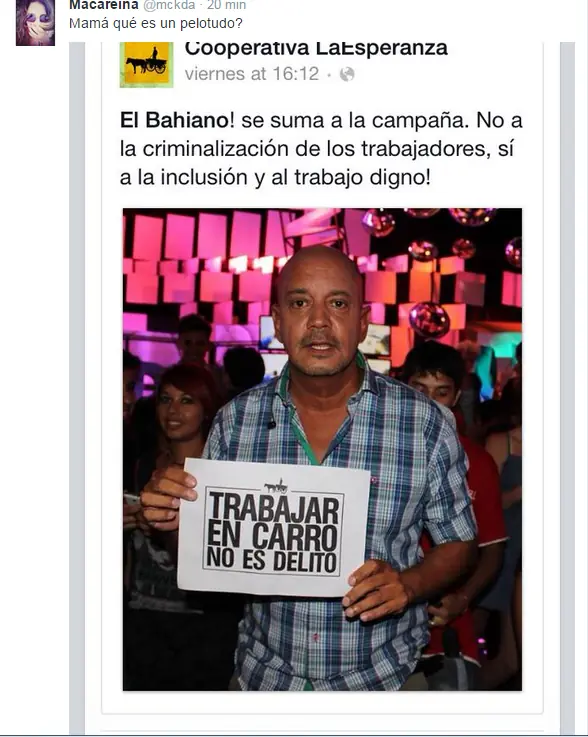 Polémica con el Bahiano (ex Pericos)por tracción a sangre