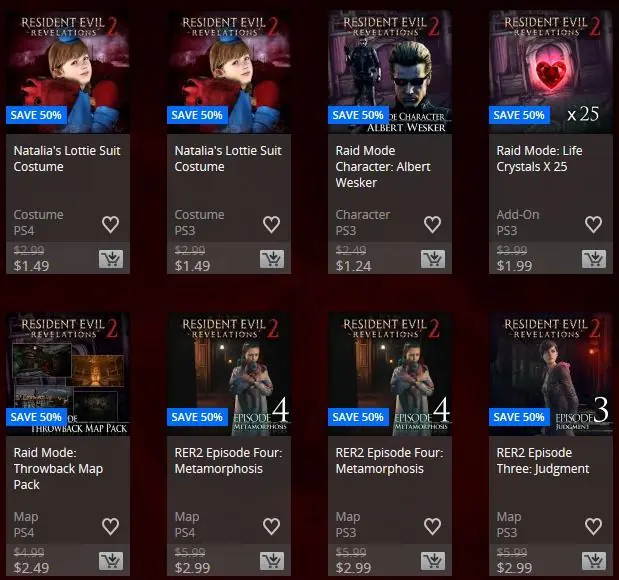 Playstation 4 y Playstation 3 con ofertas en Resident Evil
