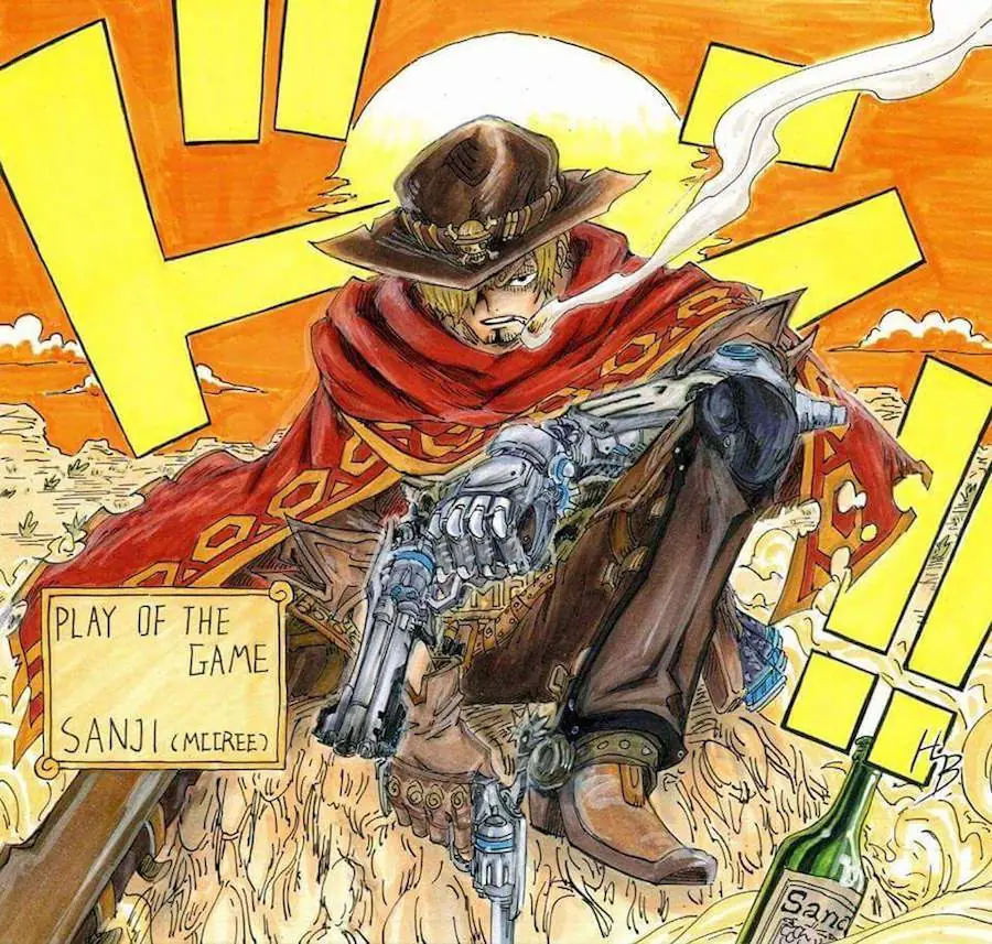 Genio combino a la tribulación de One Piece con Overwatch Genio combino a la tribulación de One Piece con Overwatch