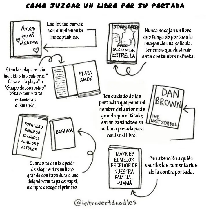 Ilustraciones que solo entenderán las personas introvertidas