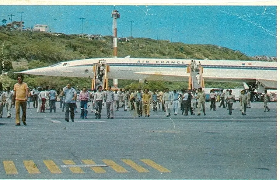 Cuando el concorde llegaba a Venezuela