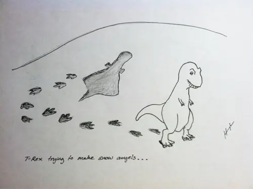 Cosas que un Tiranosaurio Rex no puede hacer bien