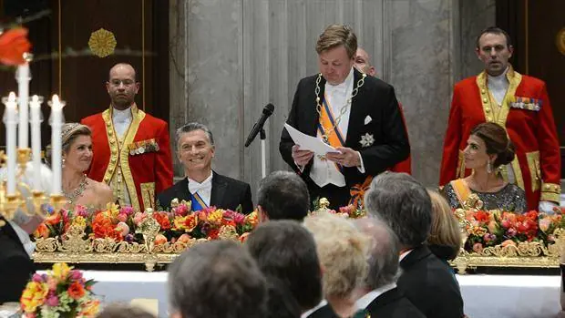 Las gracias del rey de Holanda