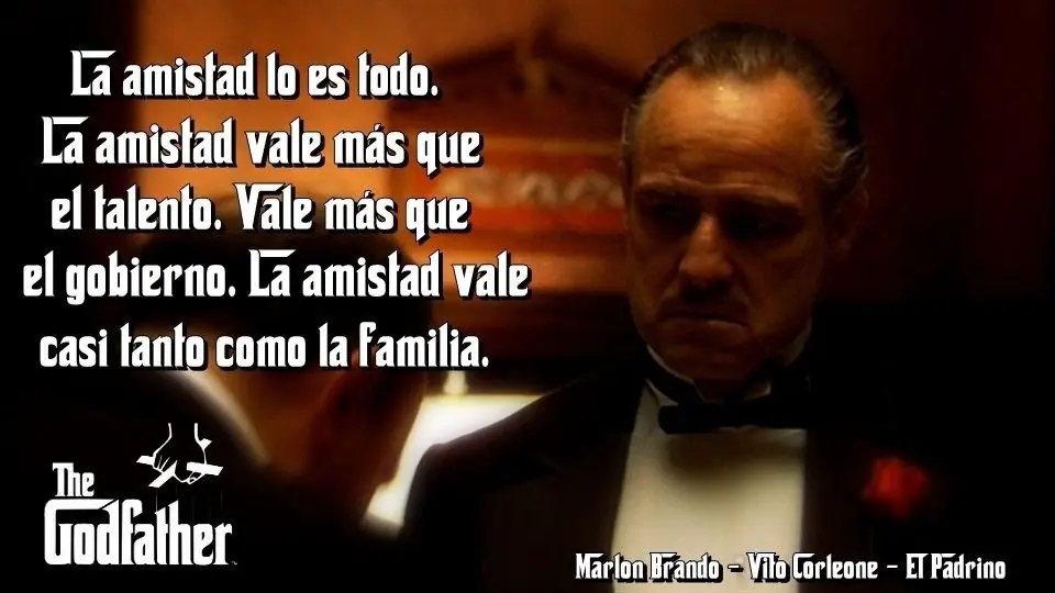 15 Frases de El Padrino, Los Consejos de la Mafia. 15 Frases de El Padrino, Los Consejos de la Mafia.