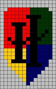 Harry Potter en hama beads / punto de cruz