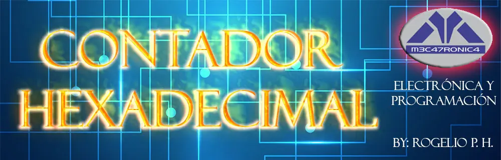 Contador Hexadecimal (0-F) Display de 7 Segmentos con PIC