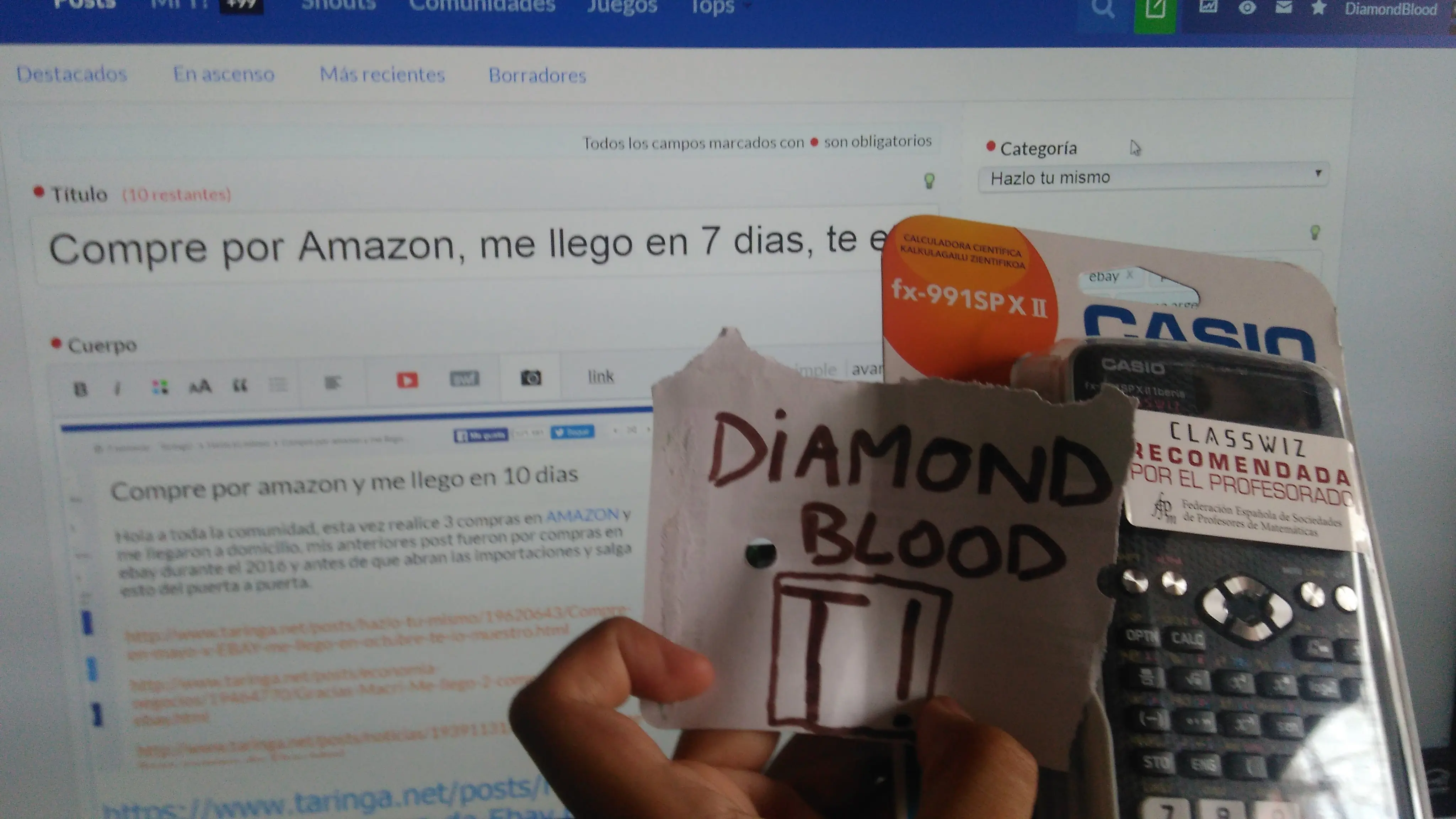 Compre por Amazon, me llego en 7 dias, te explico! Compre por Amazon, me llego en 7 dias, te explico!