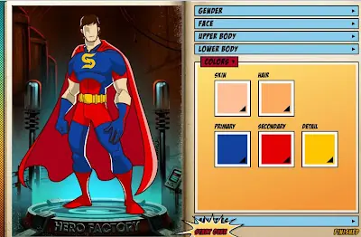 Diseña tu propio super héroe!