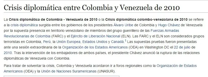 guerra entre colombia y venezuela