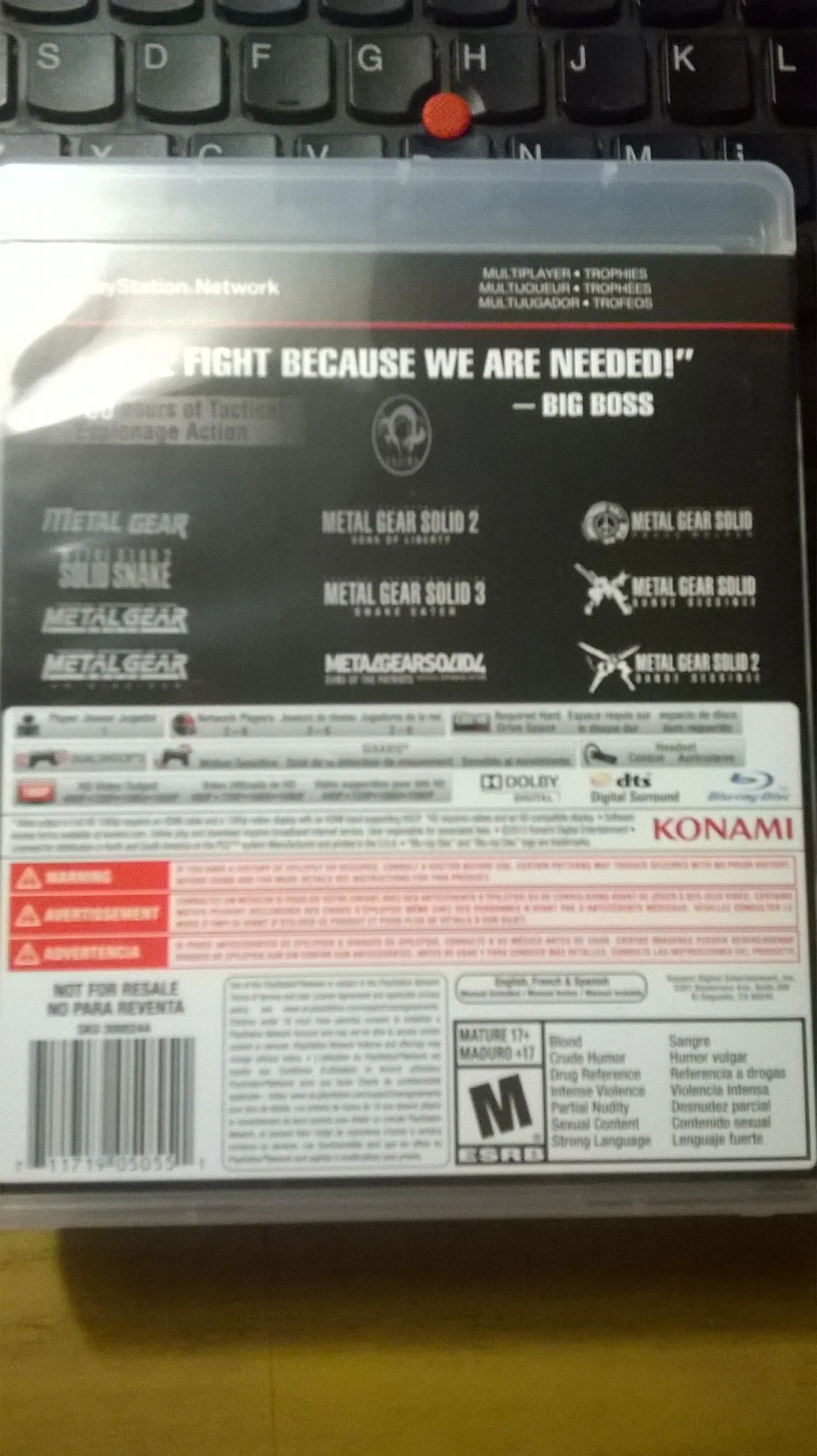 metal gear solid collection unboxing