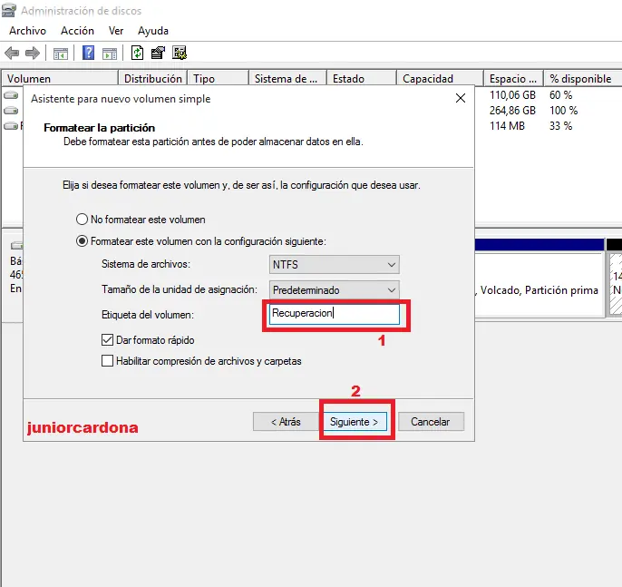 Como Crear Particion De Recuperacion Para Windows