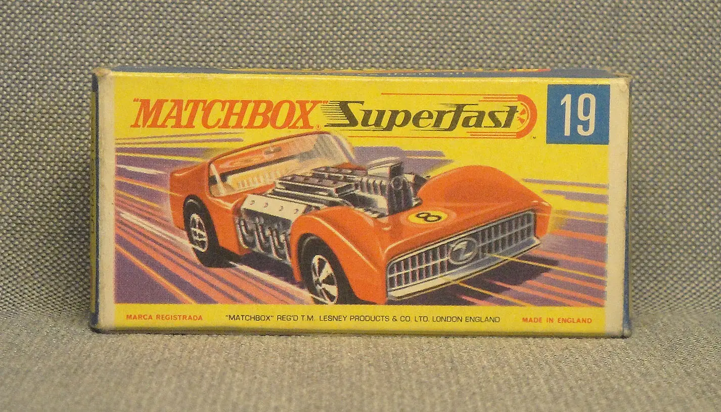 Un dragster de Matchbox