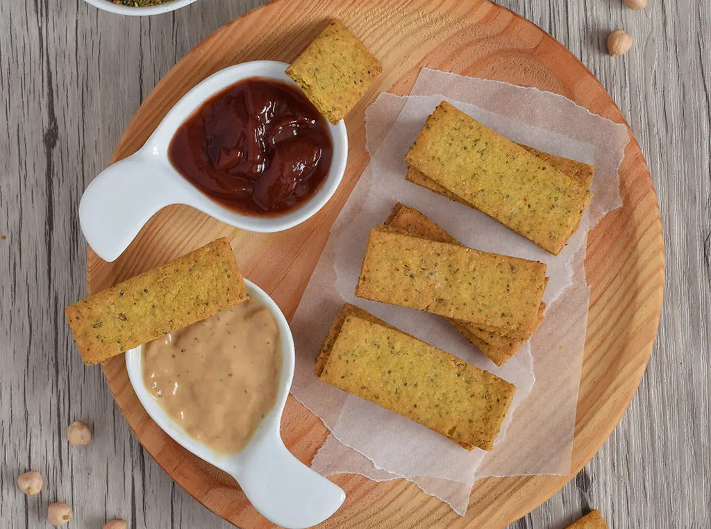 Dips de garbanzo y curry. Receta sin gluten y vegana
