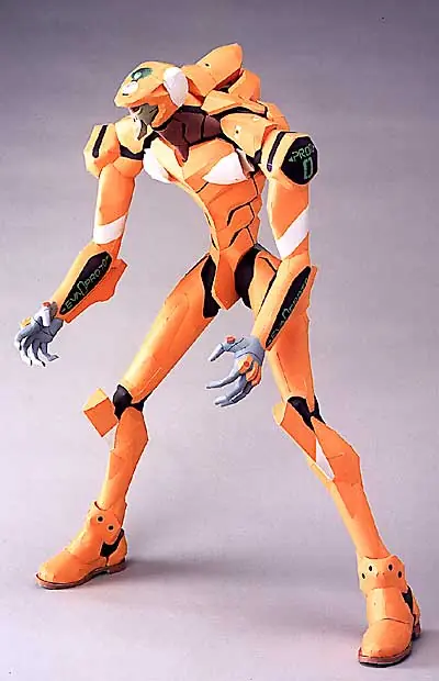 eva 00 papercraft vercion naranja