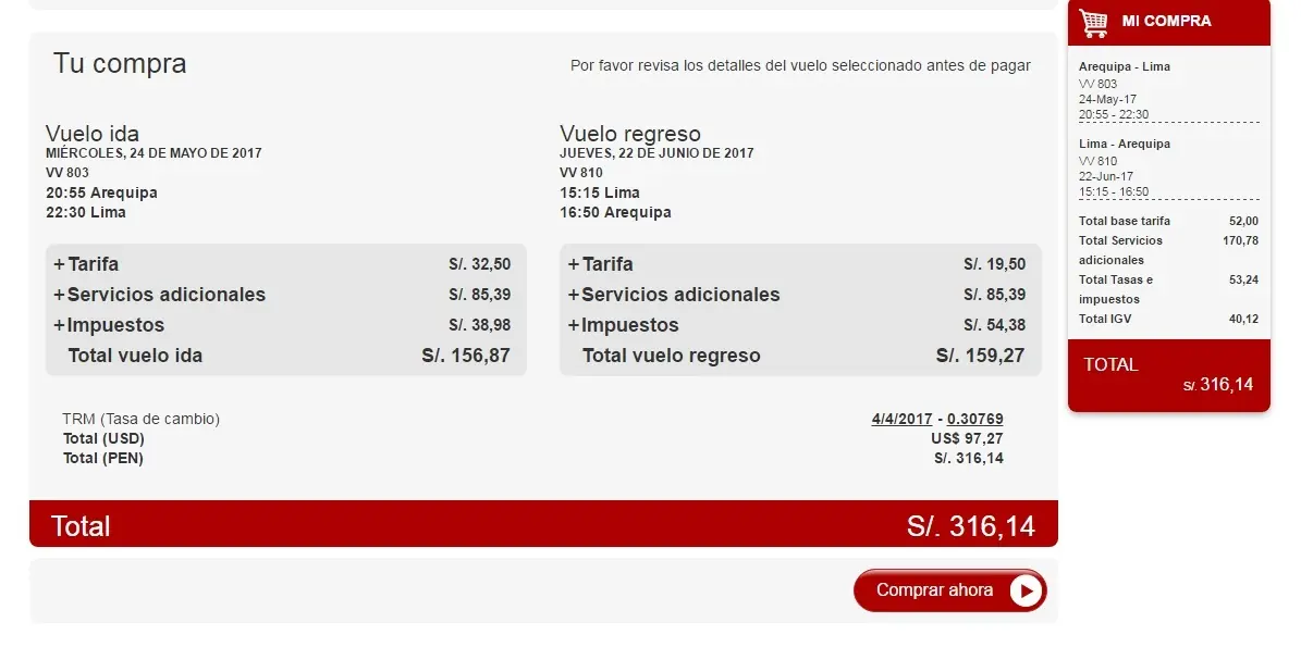 viva air peru comprar pasajes