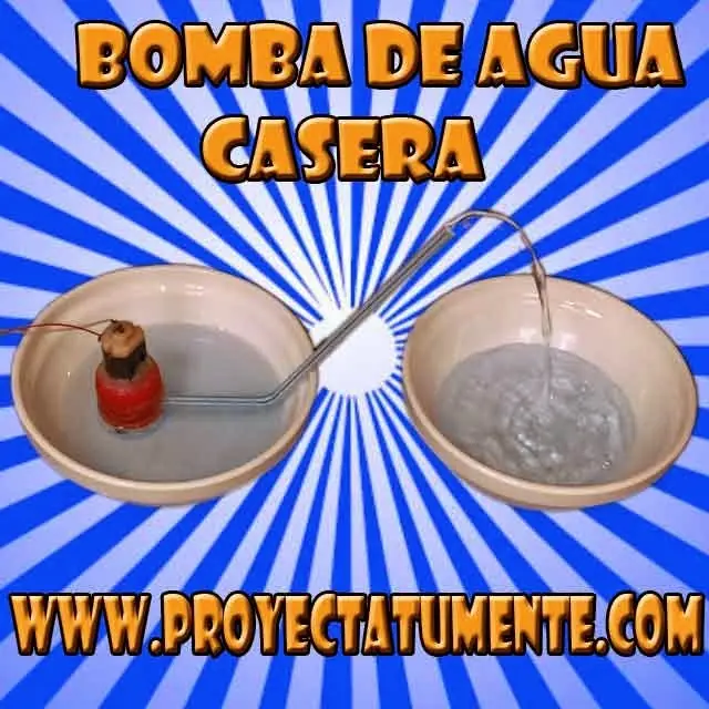 bomba de agua casera