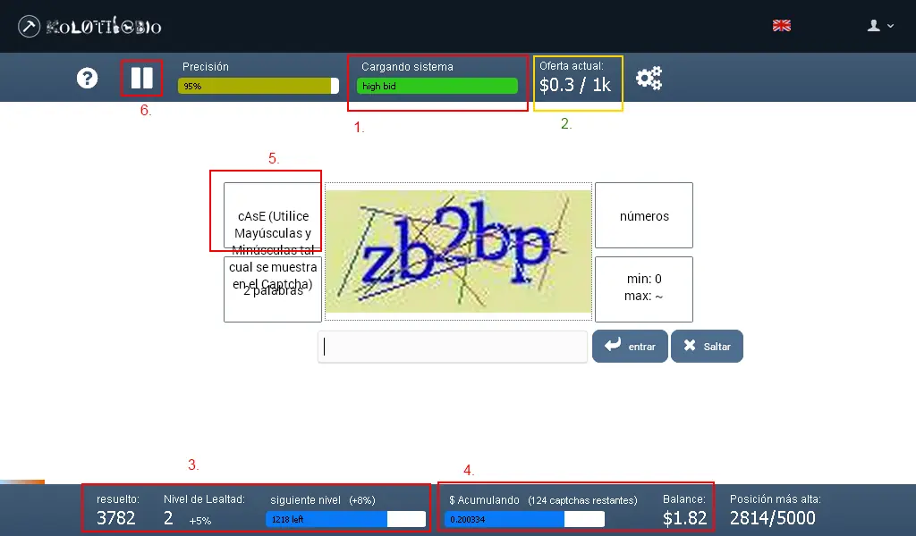 Gana dolares haciendo captchas
