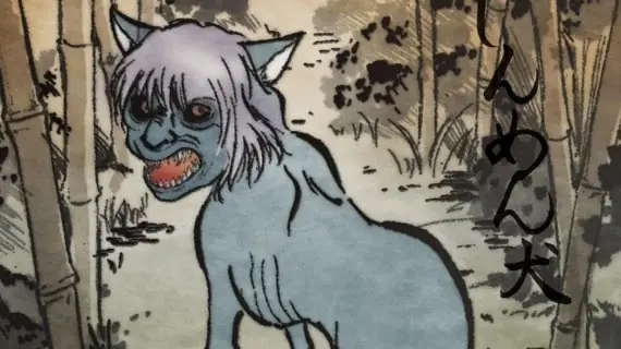 Los perros con rostros humanos de Japón