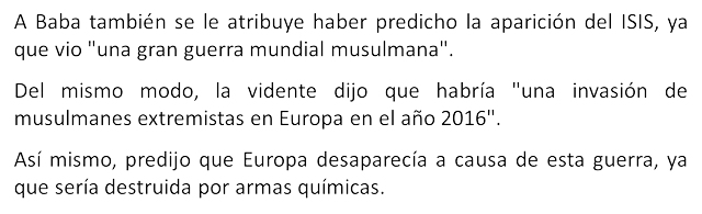 Las aterradoras predicciones de Baba Vanga