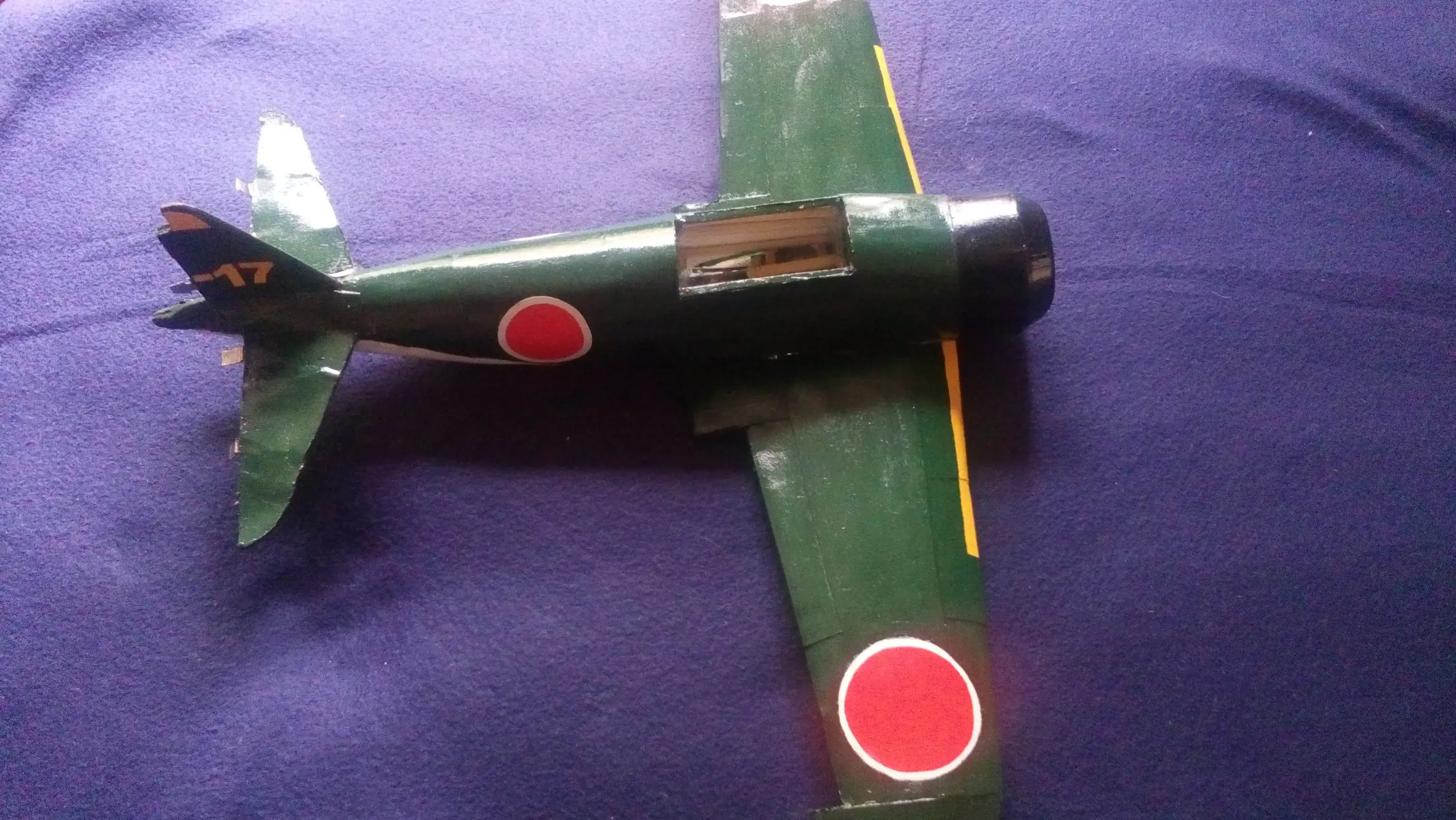 Hice el avion japones de la SGM a escala y te lo muestro Hice el avion japones de la SGM a escala y te lo muestro