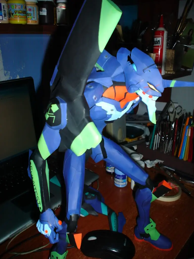 eva 01 berserk en papercraft