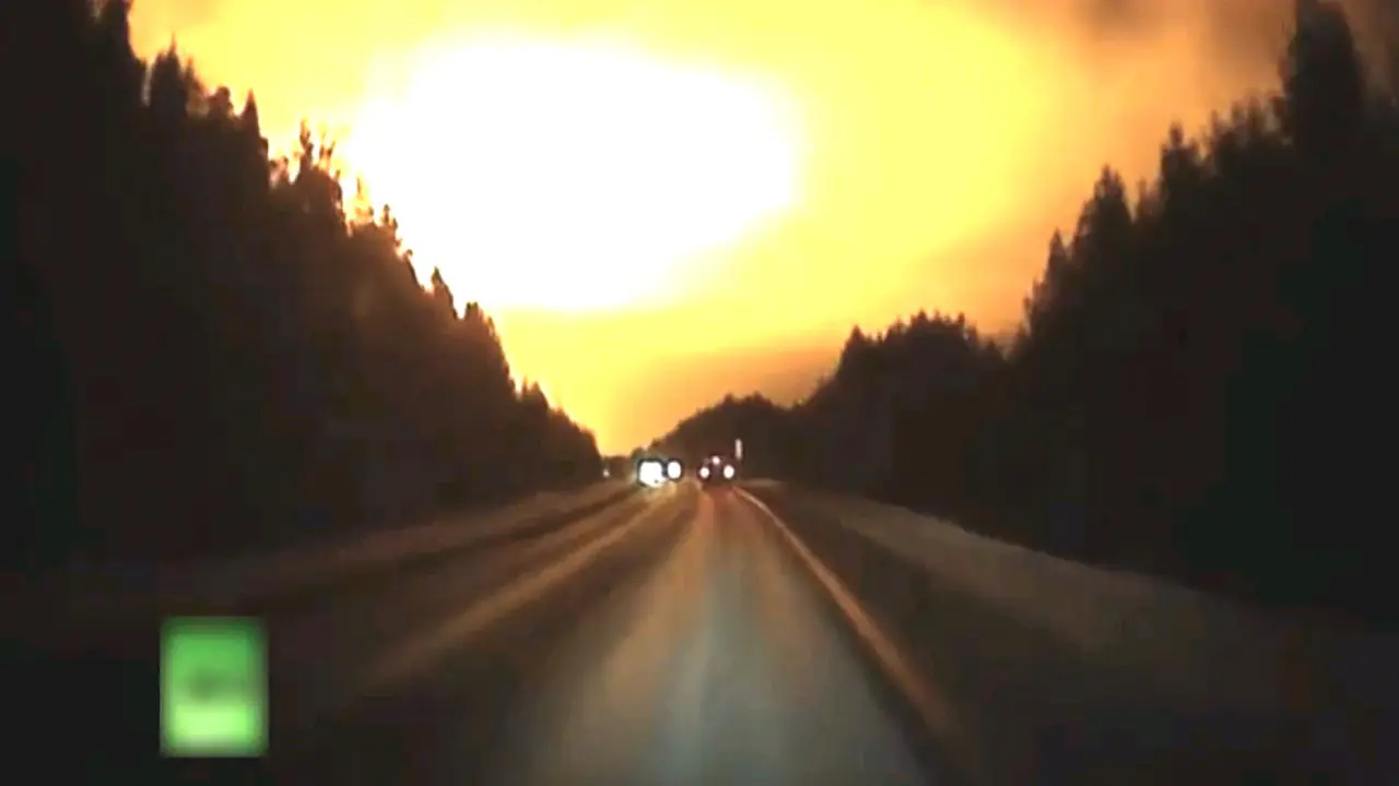 luces en el cielo