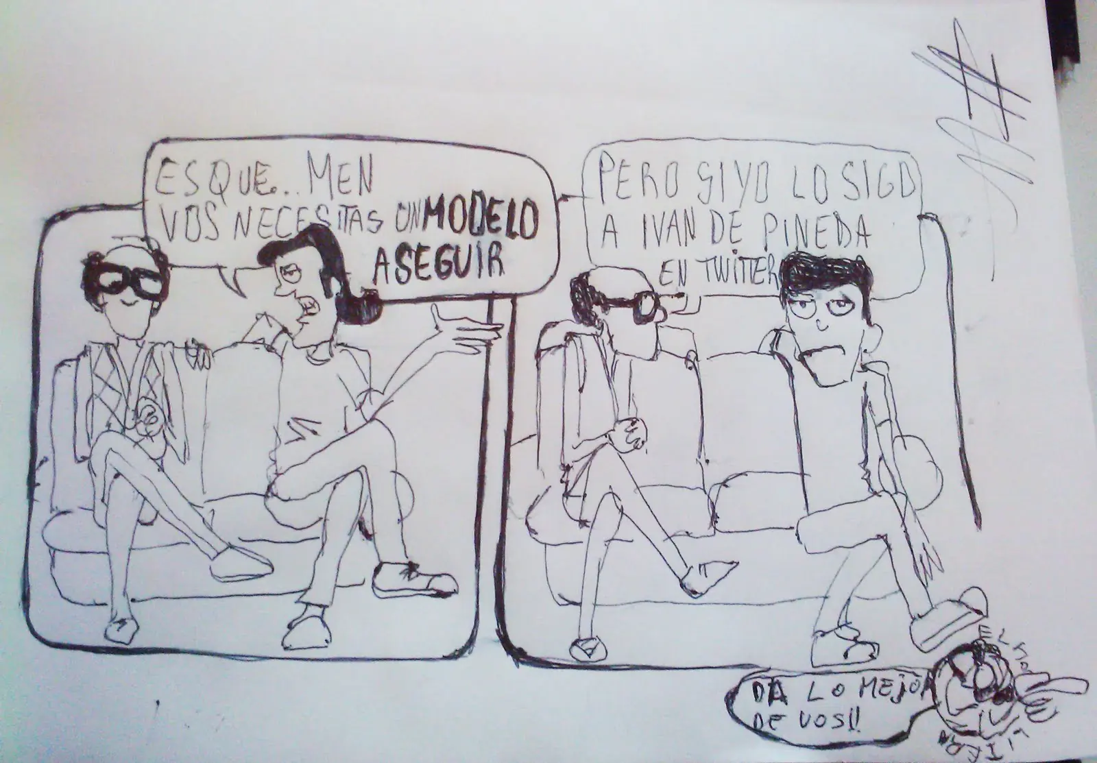 hombre literal