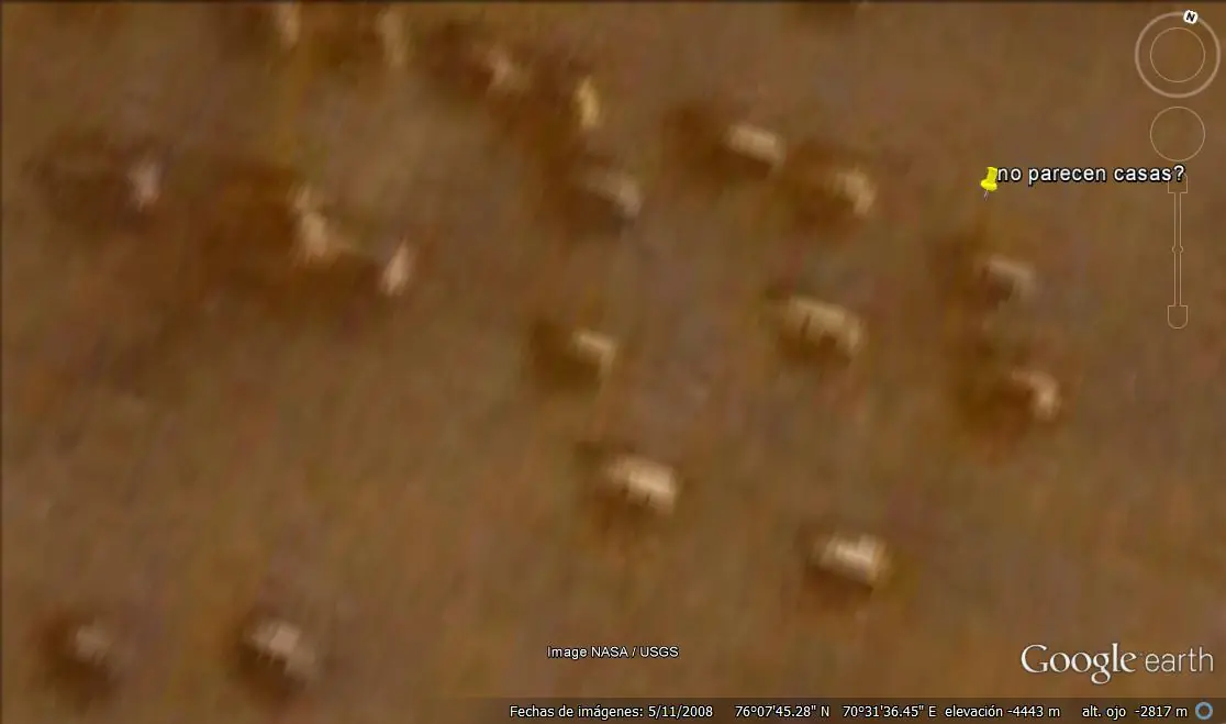 Curiosidades del planeta Marte: imágenes de google earth